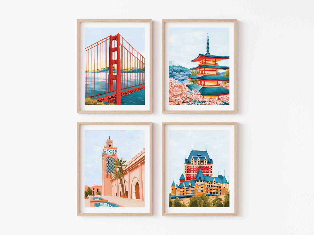 Fujiyoshida, Japan - Art Print