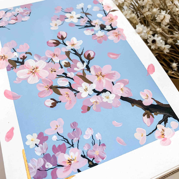 Cherry Blossoms in Spring - Original Painting