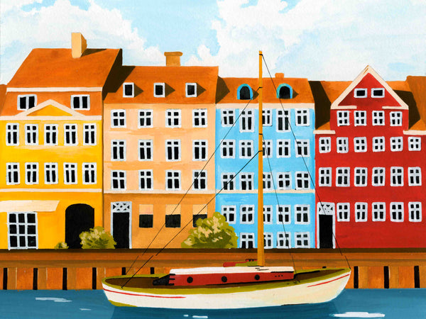 Copenhagen, Denmark - Art Print