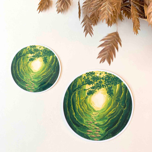 Princess Mononoke Inspired Forest Sticker
