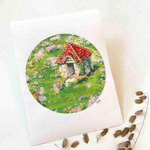 Tiny House Original Painting