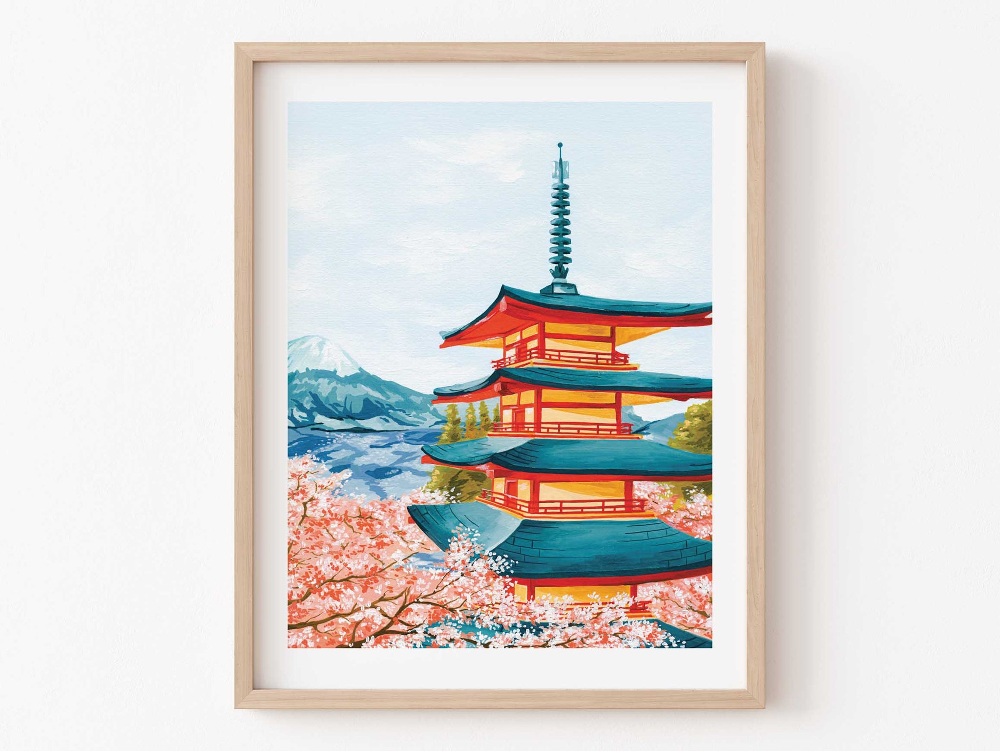 Fujiyoshida, Japan - Art Print