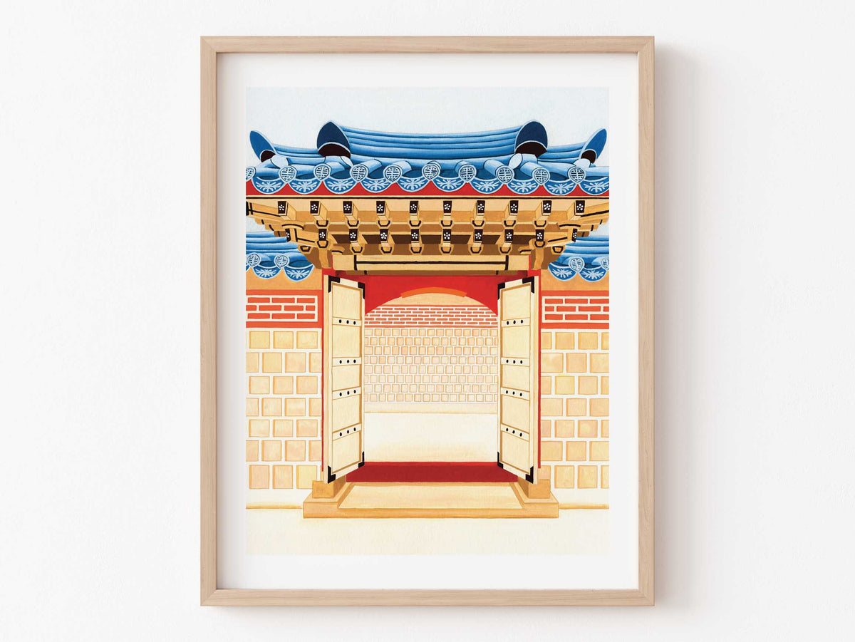 Gyeongbokgung Palace, Korea - Art Print