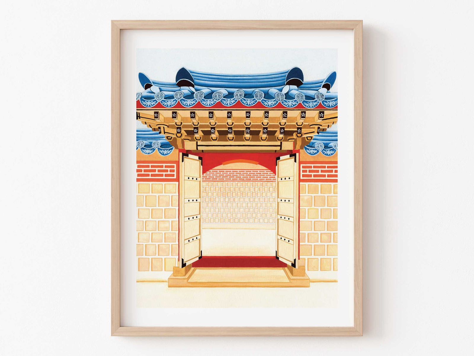 Gyeongbokgung Palace, Korea - Art Print