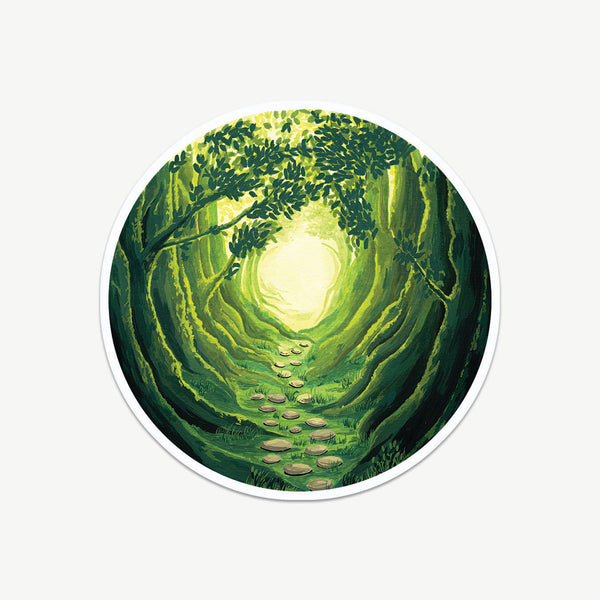 Princess Mononoke Inspired Forest Sticker