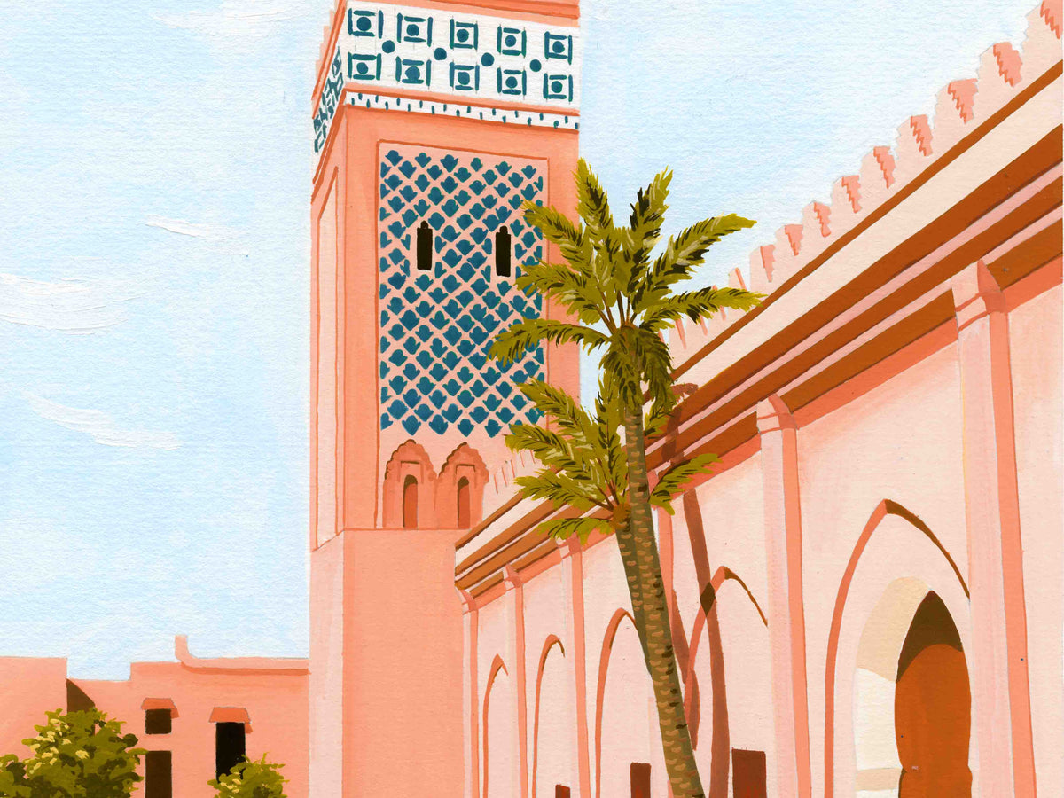Marrakesh, Morocco - Art Print