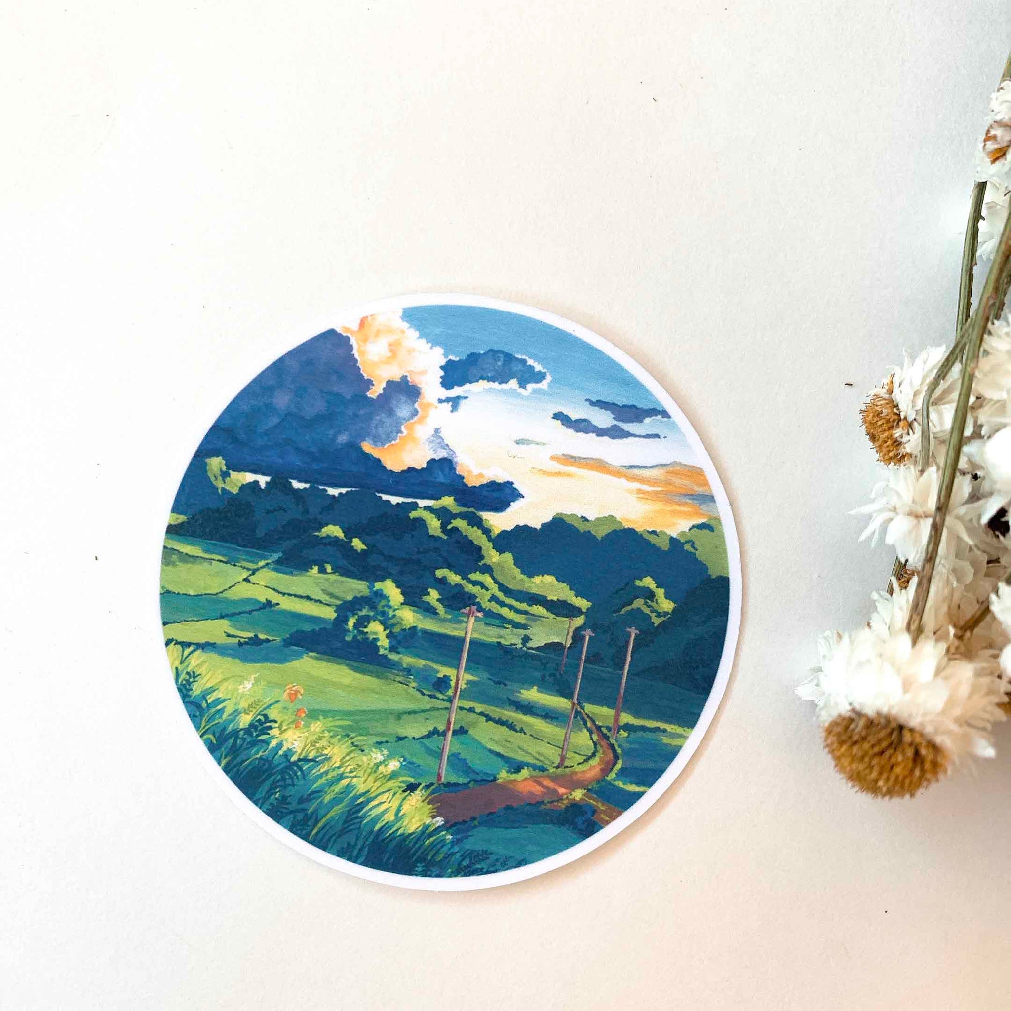 Sunset Sticker