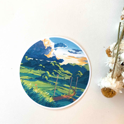 Sunset Sticker