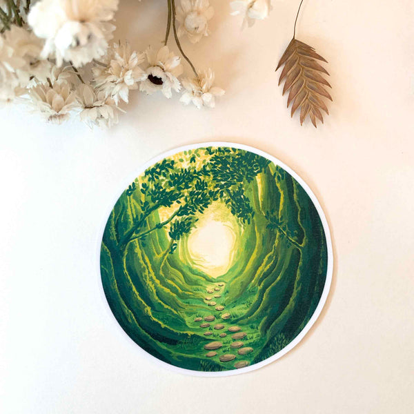 Princess Mononoke Inspired Forest Sticker