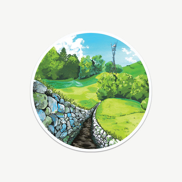 Princess Mononoke Inspired Open Fields Sticker