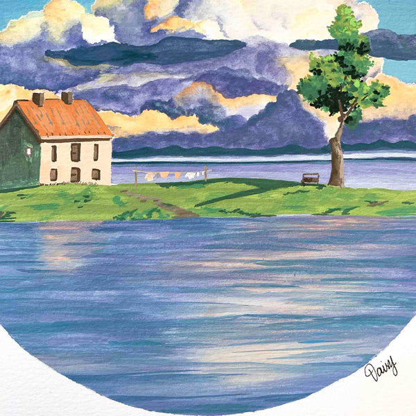 Spirited Away Inspired Original House Painting