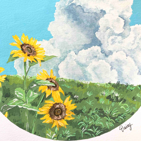 Sunflower Original Painting