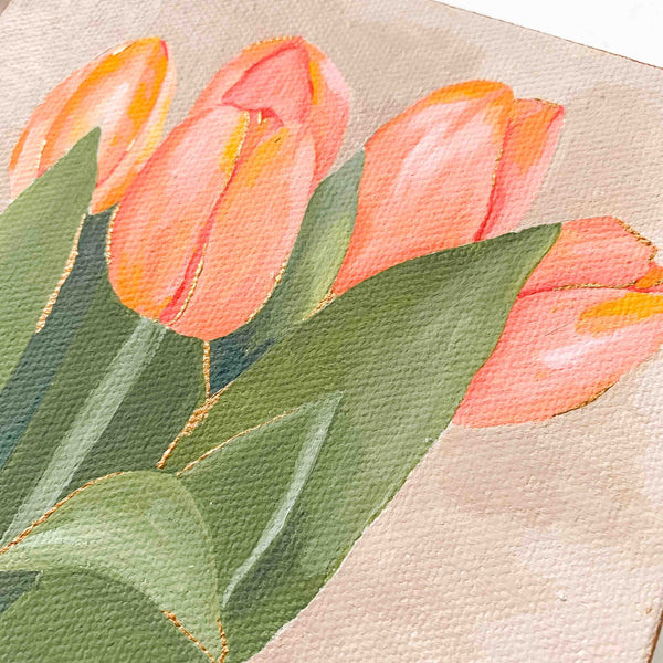 Tulips Original Canvas Painting