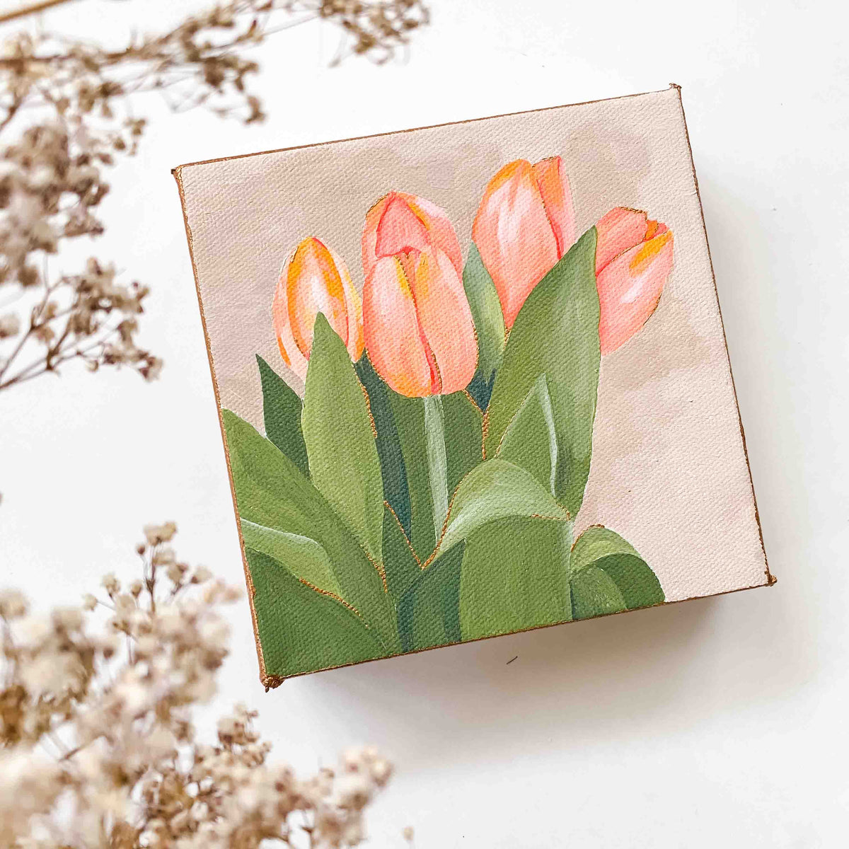 Tulips Original Canvas Painting