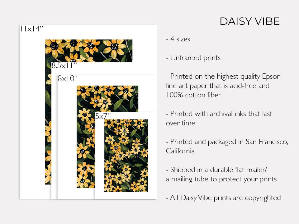 Yellow Meadow - Art Print