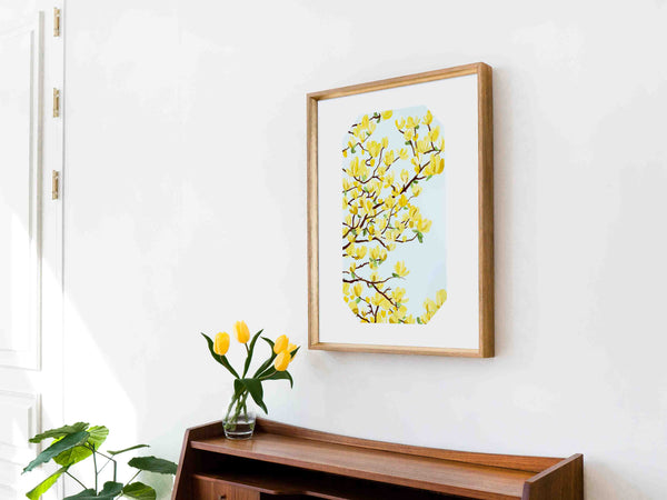 Yellow Birds - Art Print
