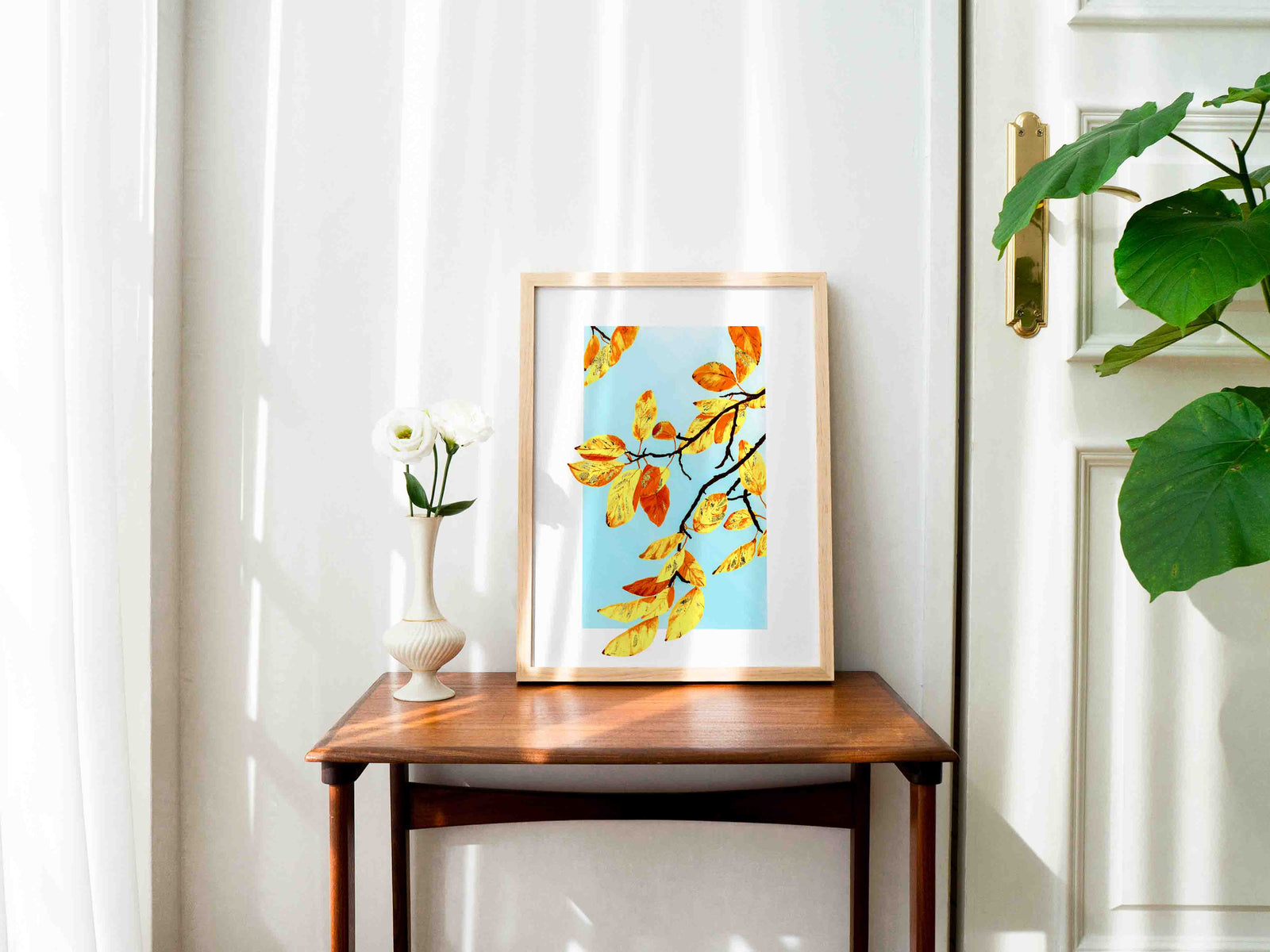 Golden Leaves - Art Print