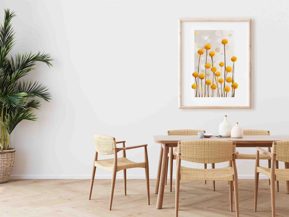 Billy Buttons - Art Print