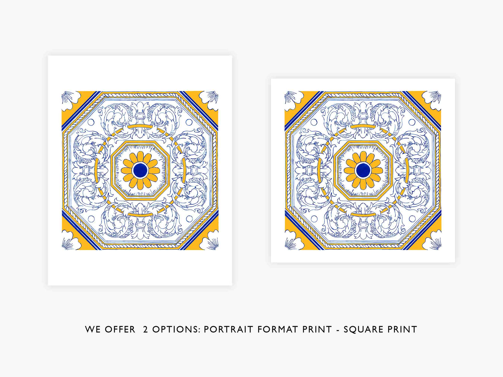 #2 Portuguese Tile Art Print
