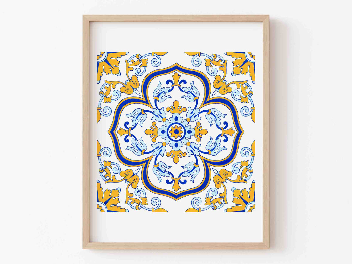 #3 Portuguese Tile Art Print