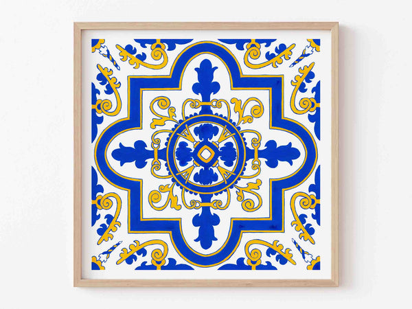 #4 Portuguese Tile Art Print