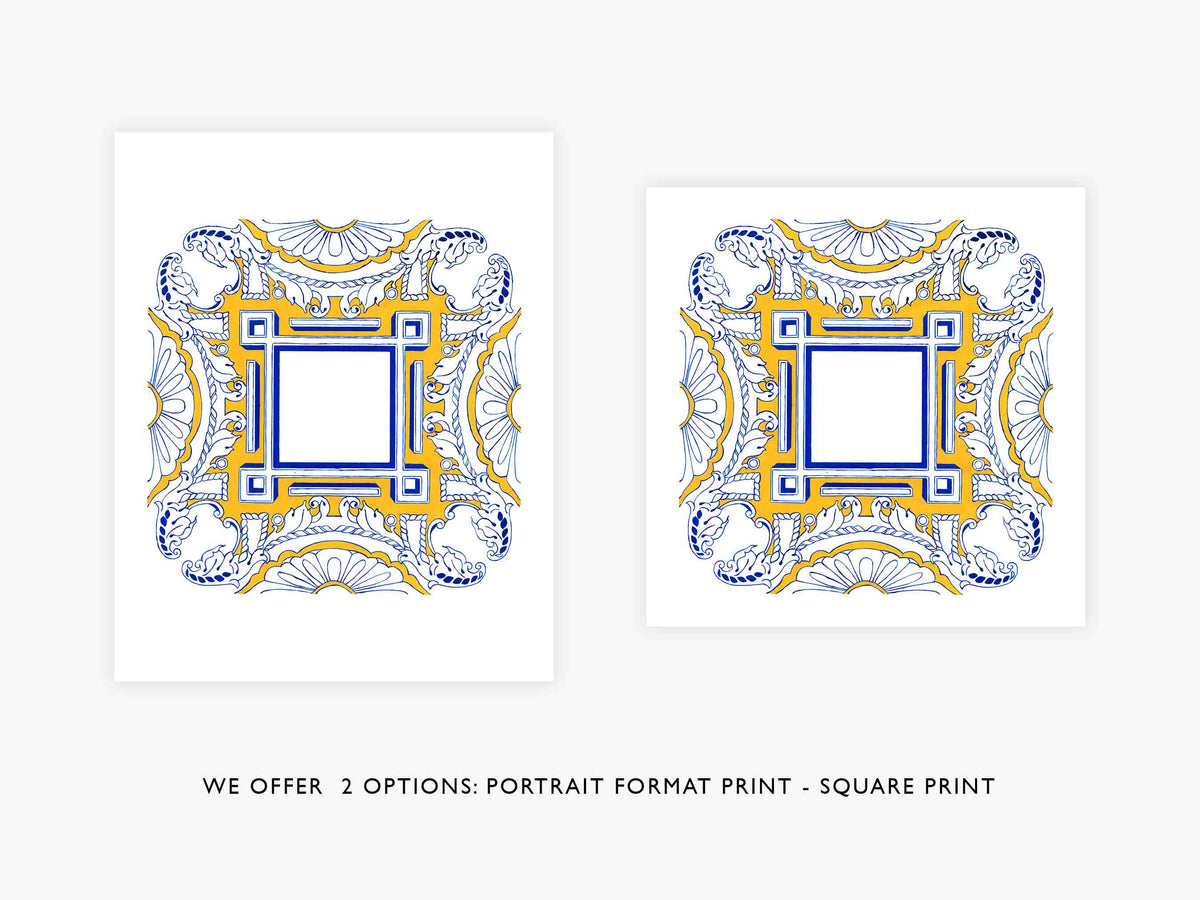 #1 Portuguese Tile Art Print