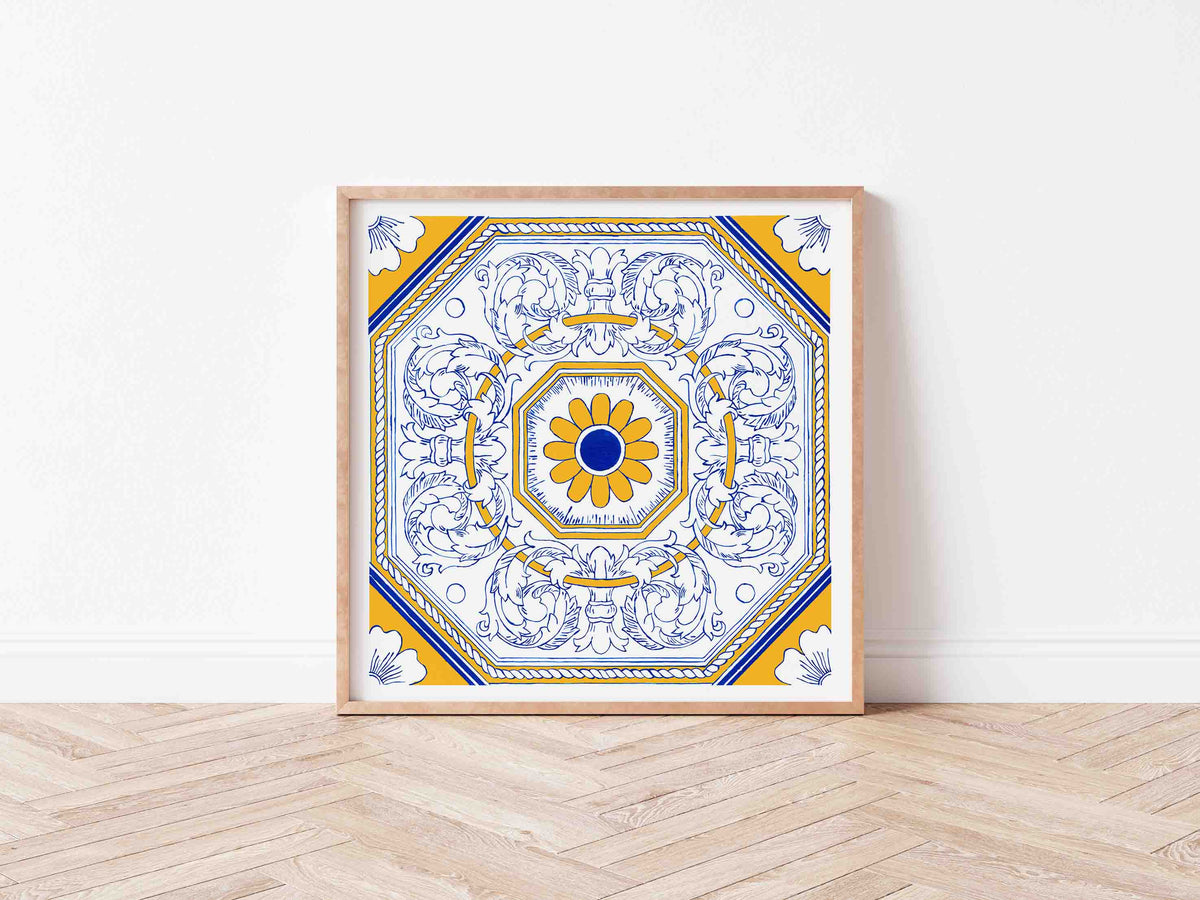 #2 Portuguese Tile Art Print