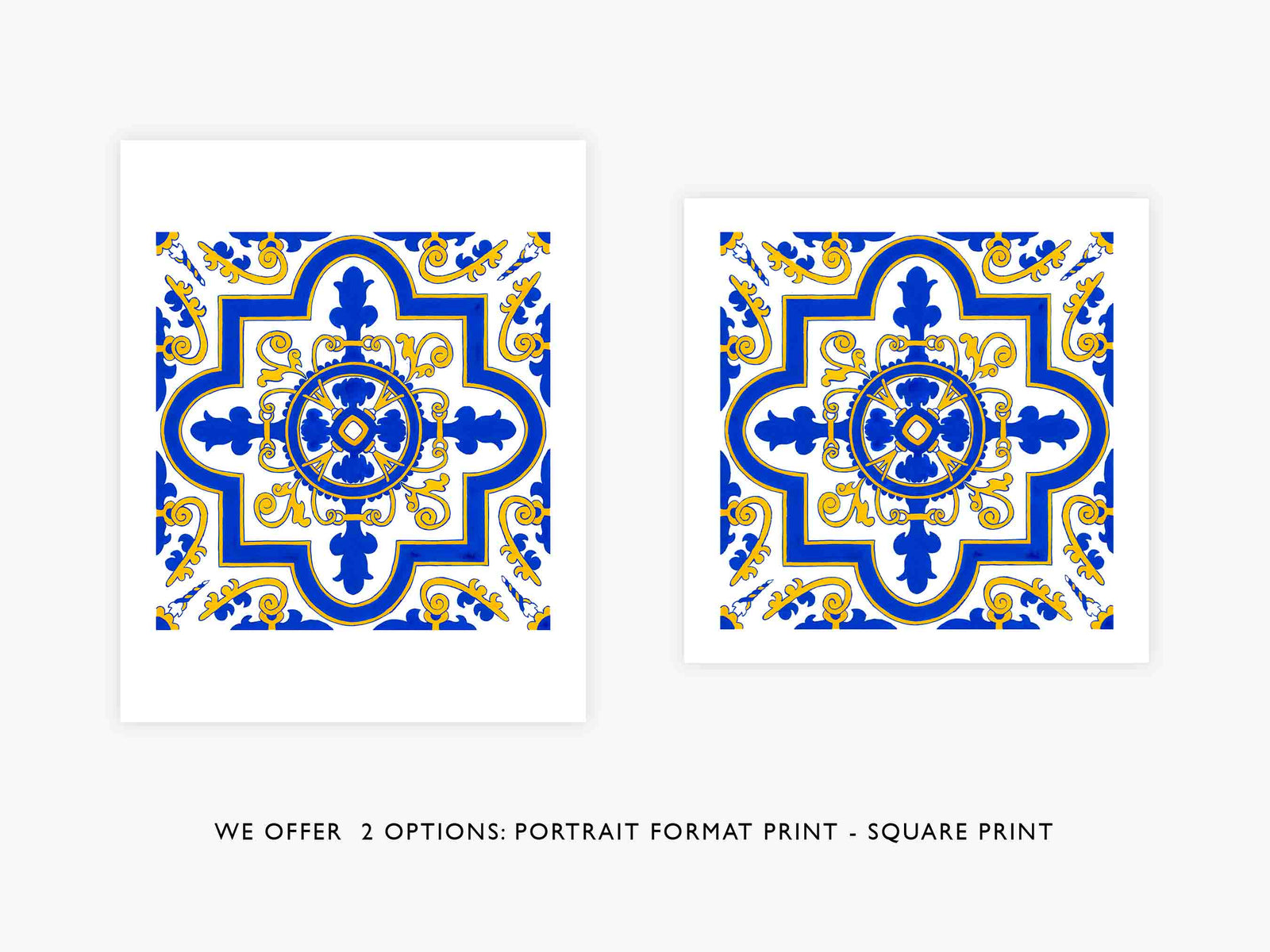 #4 Portuguese Tile Art Print